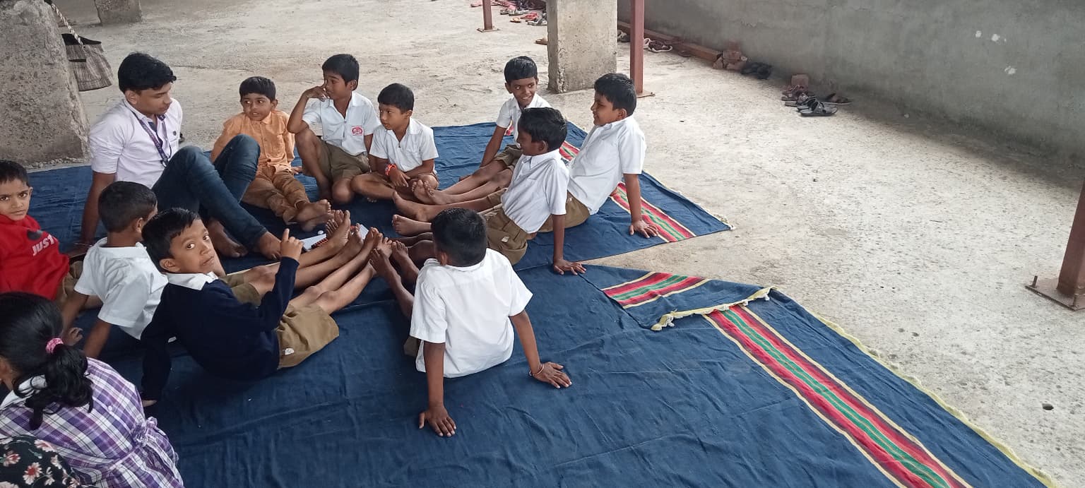 Students participating in Abacus training at IGC Forum Pune